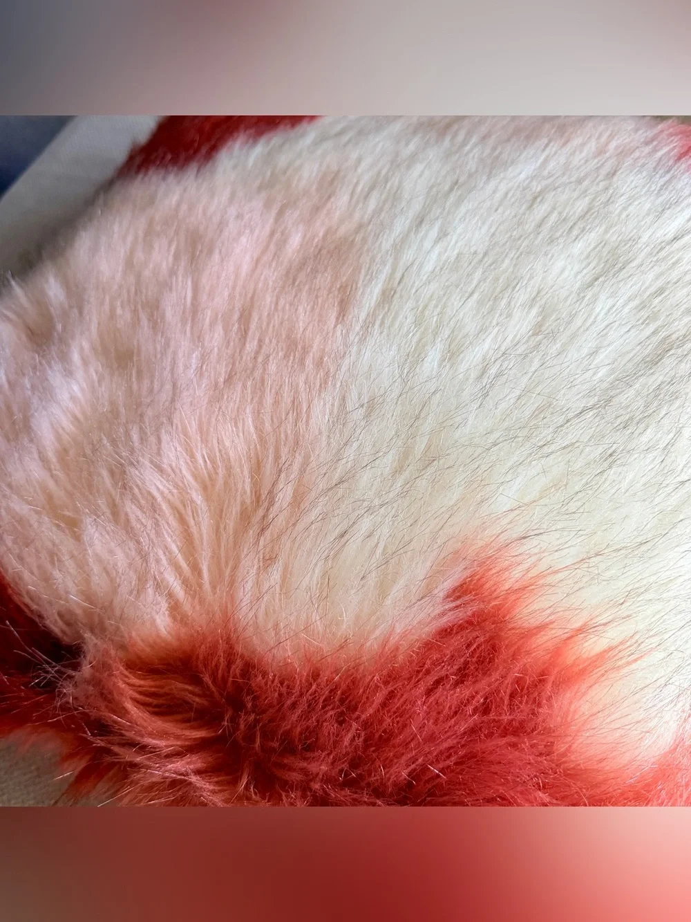 Target Opalhouse Square Colorblock Faux Fur Throw Pillow – Pink, Cream, and Rust
